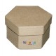 CAJAS DECORABLES NIEF.CARTON HEXAGONALES